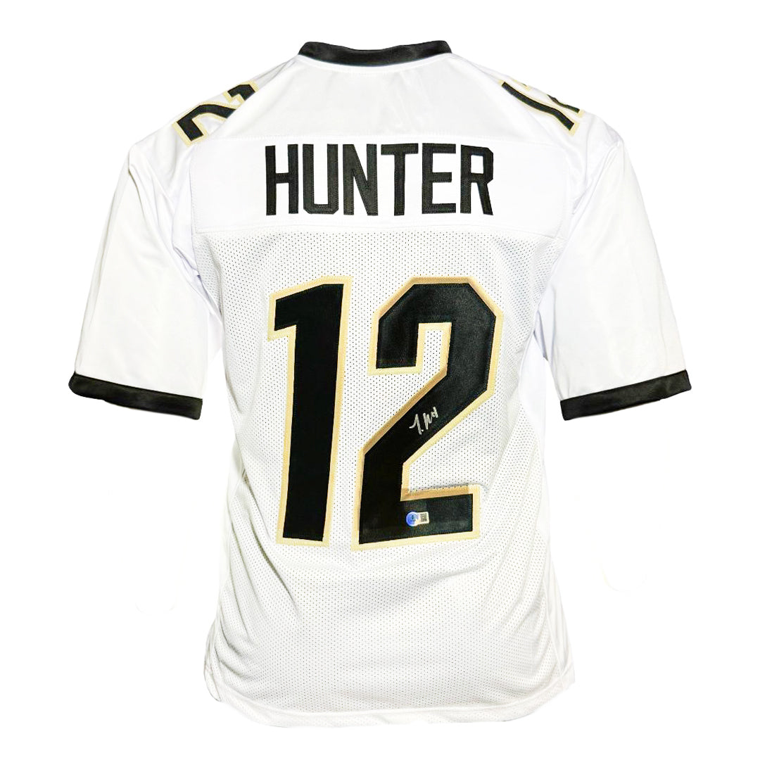 Travis Hunter Signed Colorado College White Football Jersey (Beckett)
