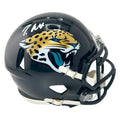 Travis Hunter Signed Jacksonville Jaguars Speed Mini Football Helmet (Beckett)