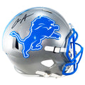 Aidan Hutchinson Signed Detroit Lions Speed 2024 Full-Size Replica Football Helmet (Beckett)
