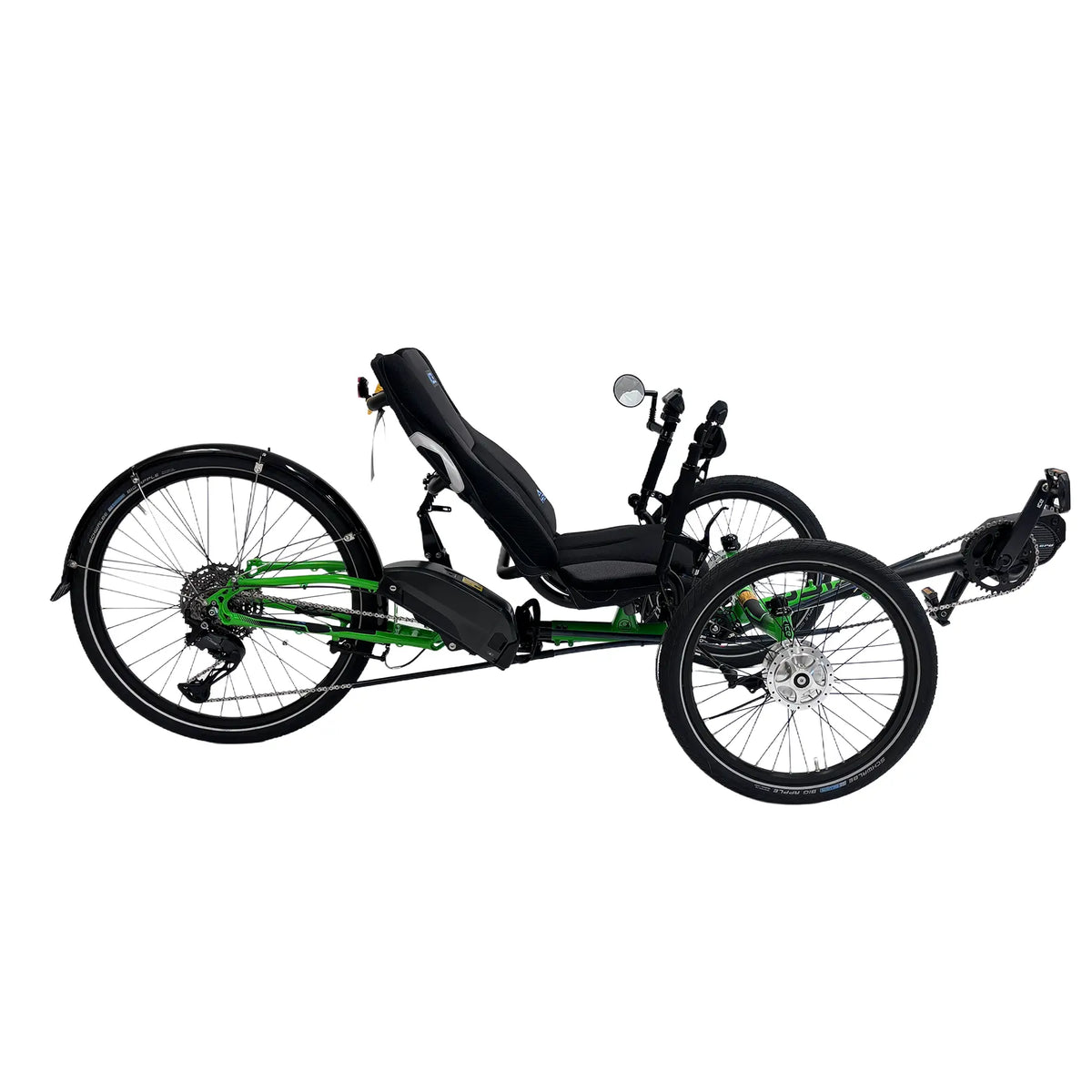 ICE Adventure HD 26 RS Shimano STEPS EP801 Kiwi Green Recumbent Trike