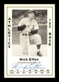 Nick Etten Autographed 1979 Diamond Greats Card #337 Philadelphia A's SKU #188922