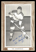 Vic Hadfield Autographed 1964-67 Beehive Group 3 4.5x6.5 Photo New York Rangers "All The Best" SKU #176418