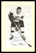 Larry Hillman Autographed 1944-63 Beehive Group 2 4.5x6.5 Photo Detroit Red Wings SKU #176646