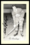 Ed "Eddie" Litzenberger Autographed 1944-63 Beehive Group 2 4.5x6.5 Photo Toronto Maple Leafs SKU #176680