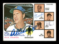 Del Crandall, Joe Nossek & Bob Shaw Autographed 1973 Topps Card #646 Milwaukee Brewers High Number SKU #167584