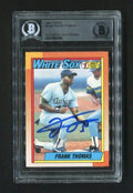1990 Topps Frank Thomas #414B BGS Rookie Baseball Card