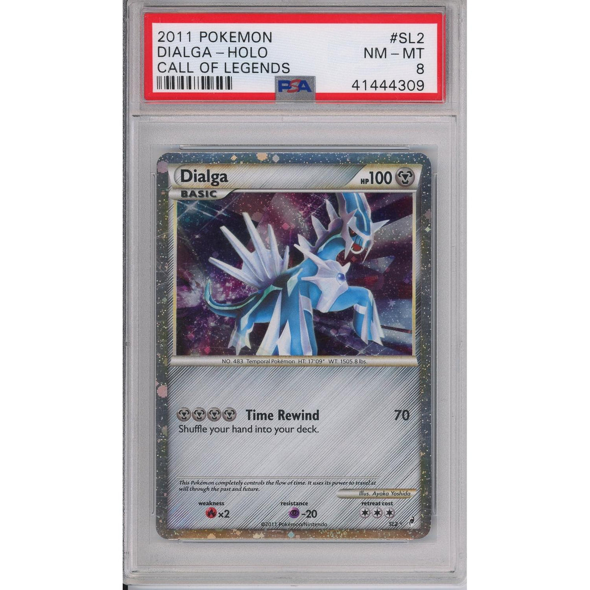 Pokemon Graded: Dialga Holo PSA 8