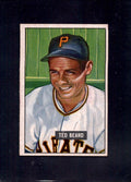 1951 Ted Beard Bowman #308 Pirates Rookie Baseball Card