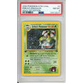 Pokemon Graded: Erika's Venusaur 1st Edition 4/132 Gym Challenge (2000) Holo PSA 8