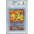 Pokemon Graded: Charizard 3/110 Legendary Collection (2002) Reverse Foil Beckett 8