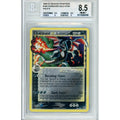 Pokemon Graded: Charizard Gold Star #100 EX Dragon Frontiers (2006) Beckett 8.5
