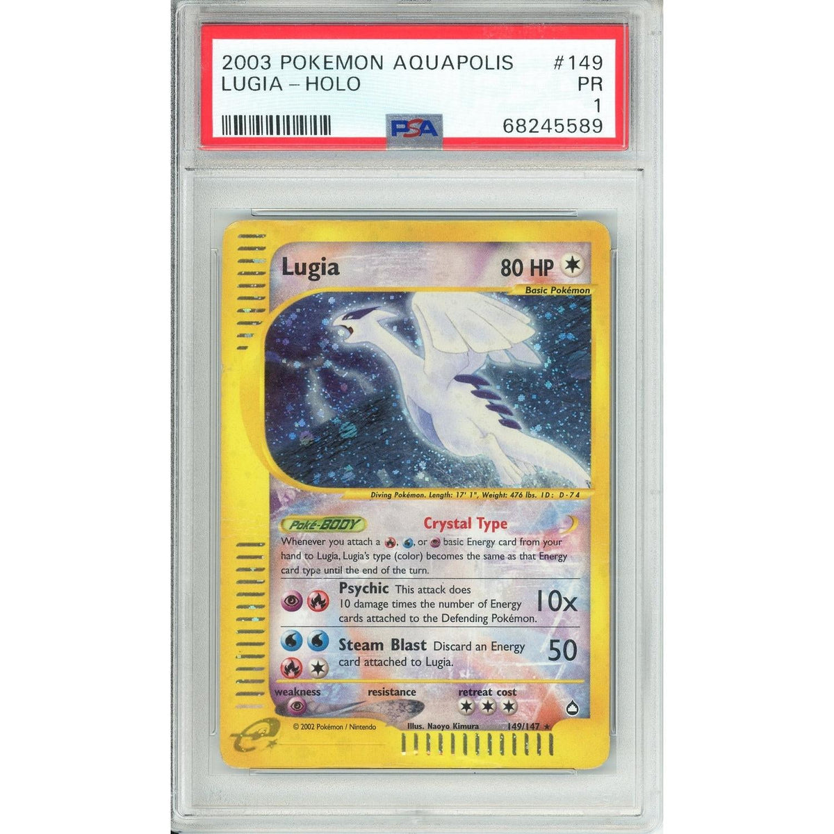 Pokemon Graded: Lugia PSA 1