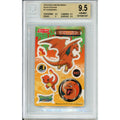 Pokemon Graded: Charizard #7 Data Sticker Sun & Moon (2016) Beckett 9.5