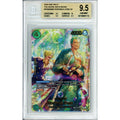 One Piece Graded: Roronoa Zoro OP14-EB04 The Azure Sea's Seven (2026) SP Beckett 9.5