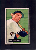 1951 Dave "Gus" Bell Bowman #40 Pirates Rookie Baseball Card