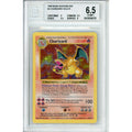 Pokemon Graded: Charizard 4/102 Base Set Shadowless (1999) Holo Beckett 6.5