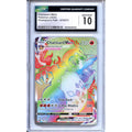 Pokemon Graded: Charizard VMAX 74/73 Champion's Path (2020) Rainbow Holo Rare CGC 10