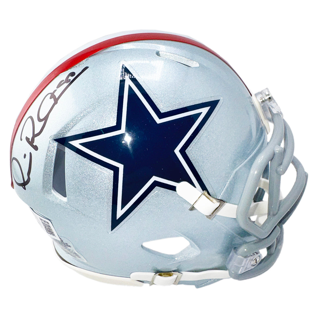 Michael Irvin Signed Dallas Cowboys Throwback 1976 Speed Mini Football Helmet (Beckett)