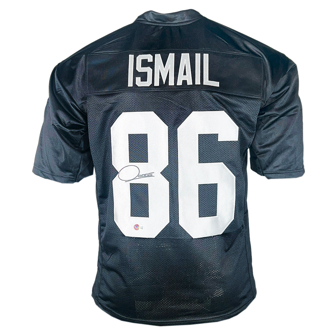 Rocket Ismail Signed Las Vegas Black Football Jersey (Beckett)