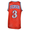 Allen Iverson Signed Philadelphia Pro Red Basketball Jersey (JSA)