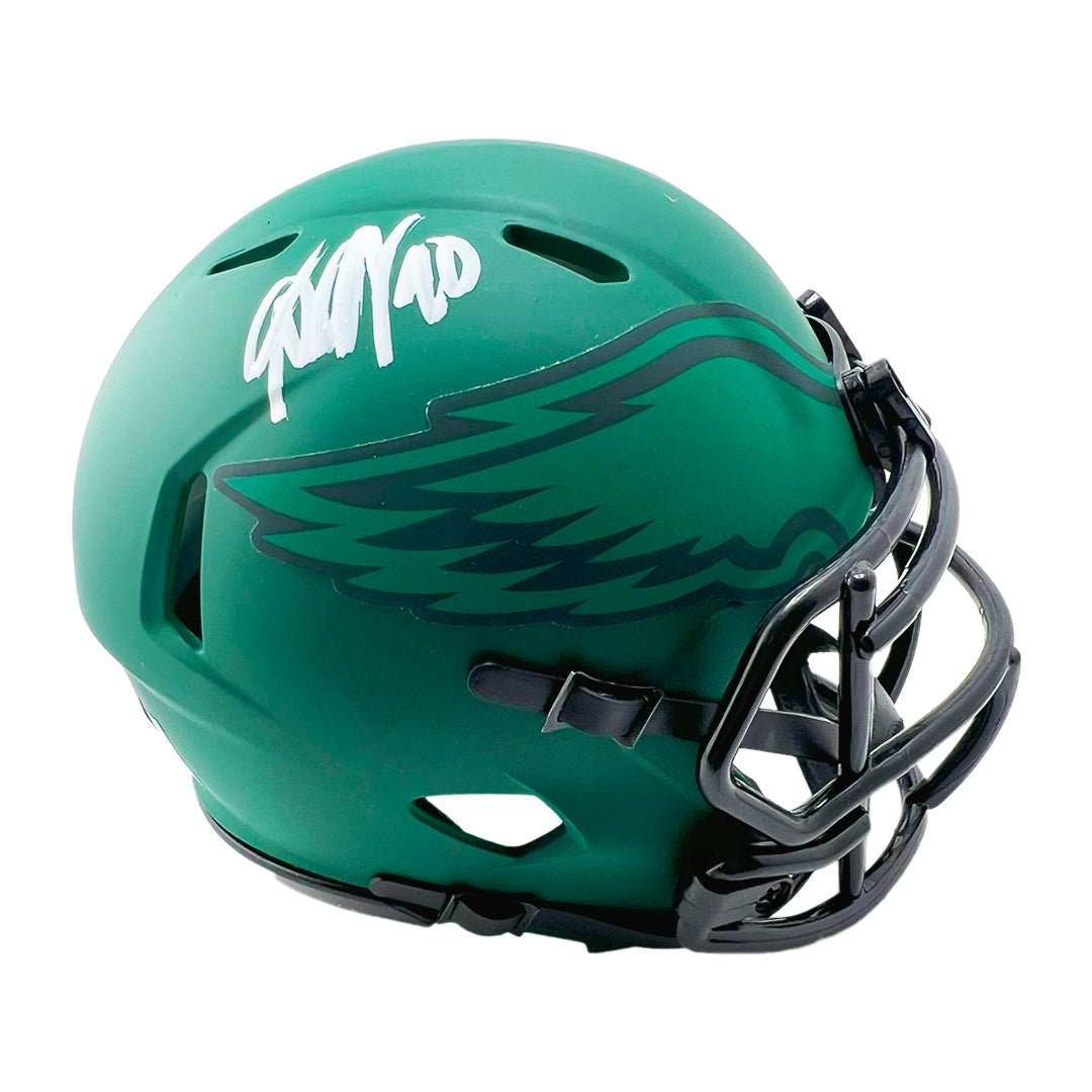 Desean Jackson Signed Philadelphia Eagles Rave Mini Football Helmet (Beckett)