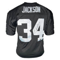 Bo Jackson Signed Authentic Los Angeles Raiders Black Football Jersey (Beckett)
