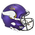 Justin Jefferson Signed Yellow Ink Minnesota Vikings Speed Full-Size Replica Football Helmet (Beckett)