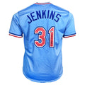 Ferguson Jenkins Signed Texas Light Blue Baseball Jersey (Beckett)