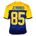 Greg Jennings Signed Green Bay Throwback Football Jersey (JSA)