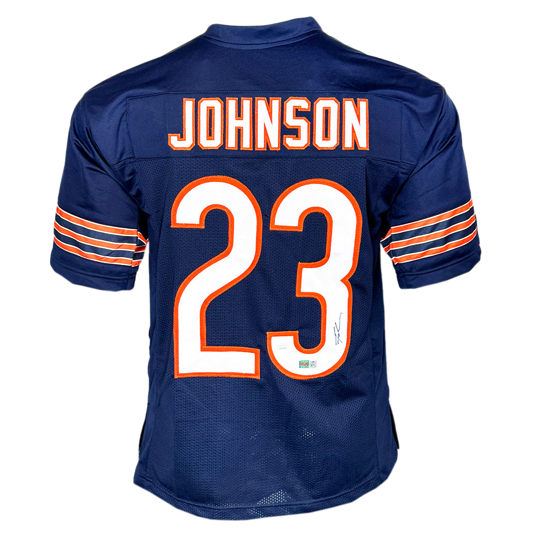 Roschon Johnson Signed Chicago Navy Football Jersey (JSA)