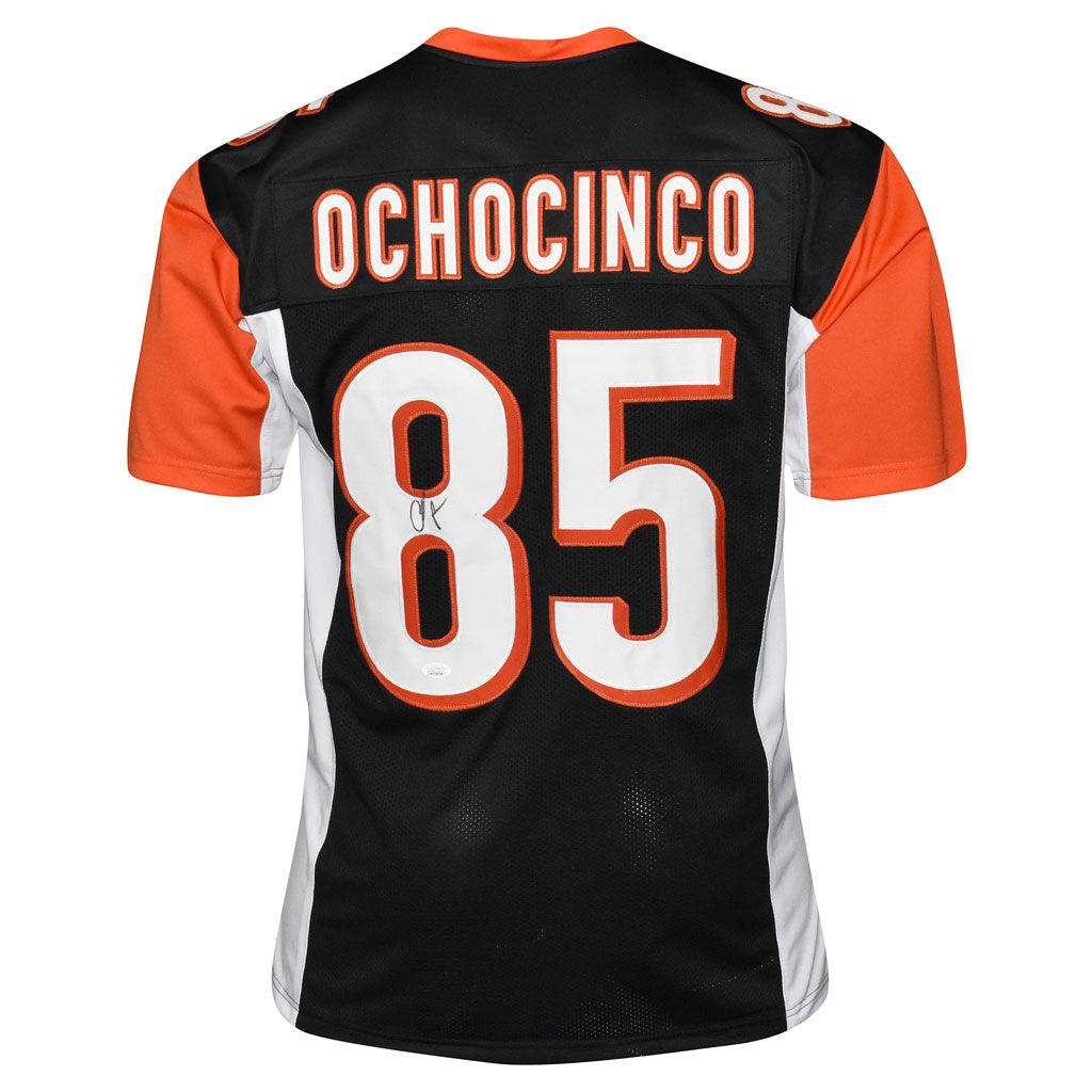 Chad Johnson Signed Cincinnati Black Ochocinco Football Jersey JSA