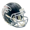 Billy "White Shoes" Johnson Signed Atlanta Falcons Speed Mini Football Helmet (JSA)