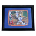 Howard Johnson Ray Knight Signed New York Pose 1 Baseball Framed 8x10 Photo (JSA)
