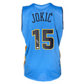 Nikola Jokic Signed Denver Light Blue Basketball Jersey (JSA)