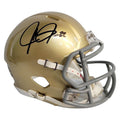 Julius Jones Signed Notre Dame Fighting Irish Speed Mini Replica Football Helmet (JSA)