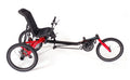 Hase Trigo USS 24 Speed w/Chainguard & Differential Red Recumbent Trike