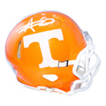 Alvin Kamara Signed Tennessee Vols Speed Mini Football Helmet White Ink (JSA)