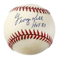George Kell Signed HOF 83 Inscription Rawlings Official American League Baseball (JSA)