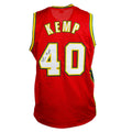 Shawn Kemp Signed Seattle Alternate Red Basketball Jersey (JSA)