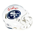 George Kittle Signed San Francisco 49ers Salute to Service 2024 Mini Football Helmet (Beckett)