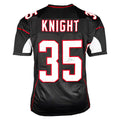Zonovan Knight Signed Arizona Black Football Jersey (JSA)