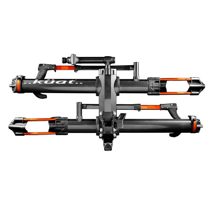 Kuat NV 2.0 Gray-Orange Anodized 2 Bike Hitch Rack Fits 2 inch Receiver