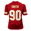 Neil Smith Signed Kansas City Pro Edition Red Football Jersey (JSA)