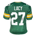 Eddie Lacy Signed Green Bay Green Football Jersey (JSA)