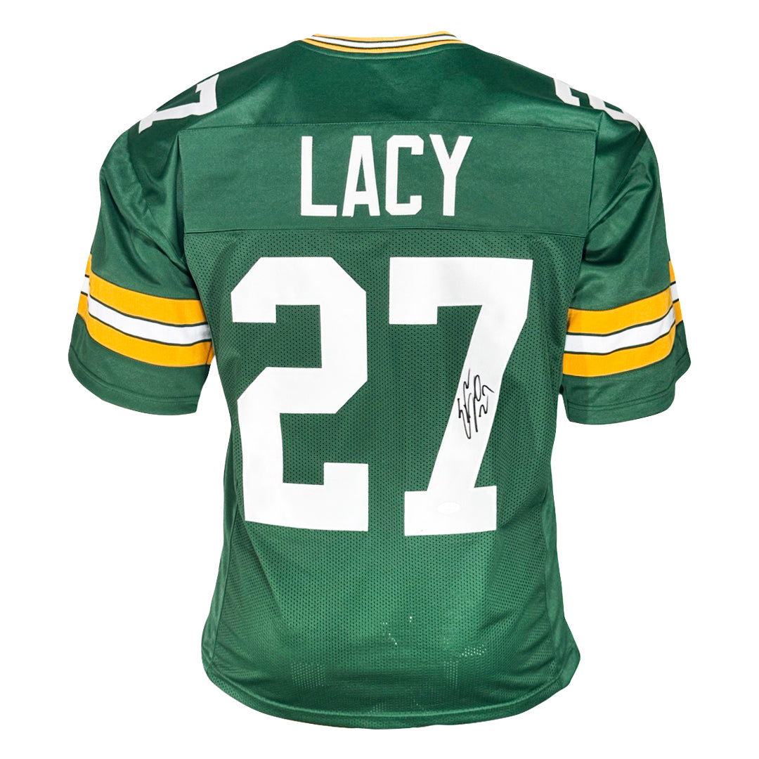 Eddie Lacy Signed Green Bay Green Football Jersey (JSA)