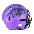 Ray Lewis Signed Baltimore Ravens Rave Full-Size Replica Football Helmet (Beckett)