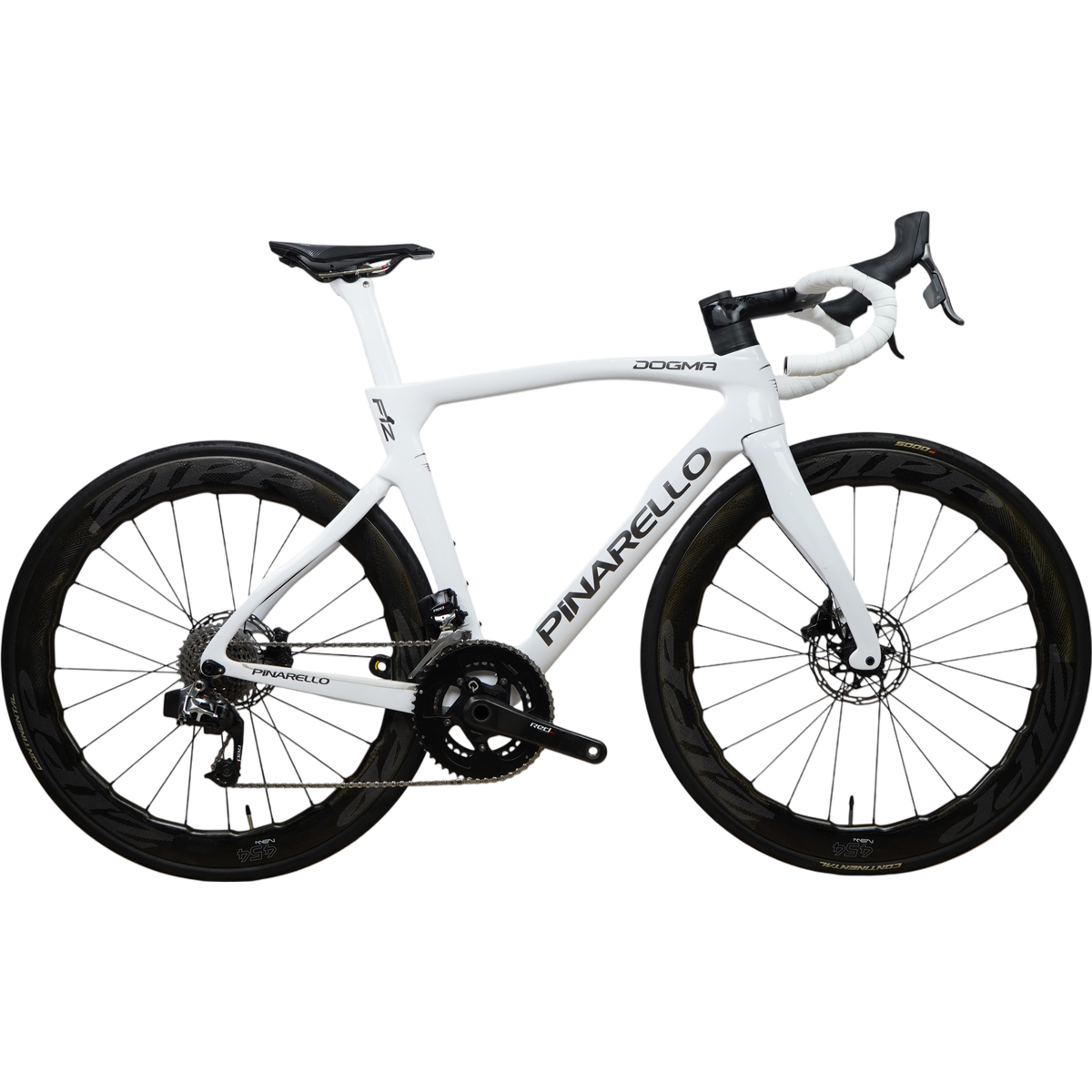 2021 Pinarello Dogma F12 Disc Brake Carbon Road Bike - Sram Red, Zipp 454 - 53cm