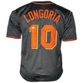 Evan Longoria Signed San Francisco Black Baseball Jersey (JSA)