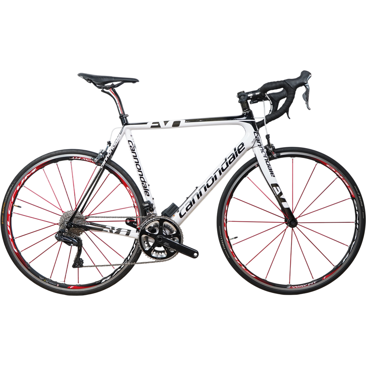 2013 Cannondale SuperSix EVO Carbon Rim Brake Road Bike - Shimano Di2 - 56cm