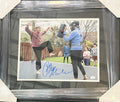 Ralph Macchio Signed Cobra Kai Kick Framed 11x14 Photo (JSA)
